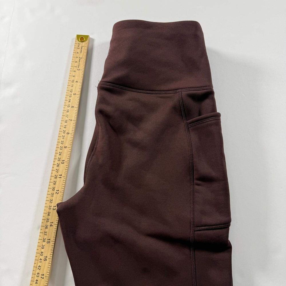Avalanche Outdoor Supply Co Womens Medium Burgundy High Waist Pocket Leggings - Picture 10 of 14